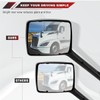 Chrome Hood Mirror for Kenworth T680 2022 2023 2024 Replacement