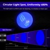 LIGHTFE-P30D Uniform UV Light Flashlight, High-Power 365nm UVLED, Suitable for