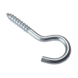 Forgefix Screw Hooks | 60 x 10g | Zinc Plated | Bag 10
