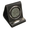 Elegance Leather Travel Alarm Clock