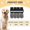 Thoquene 4 Pairs of Double-Sided Dog Socks Leak Protection Non-Slip
