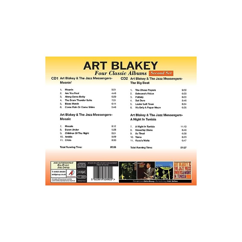 Art Blakey - Four Classic Albums - Moanin' / Mosaic
