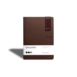 Zequenz Notizbuch – The Color A5 – 14.8 x 21.0 cm, Blanko, Terra, 100 Blatt, 80 g/m², cremefarbenes Papier, 360° flachliegend, füllerfreundlich, Softcover, flexibel