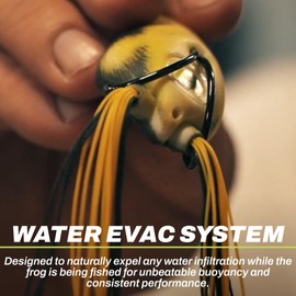 Snag Proof Bobby's Perfect Hollow Body Frog Lure | 3-Inch, 5/8 oz., Alabaster (PN: SP6344)