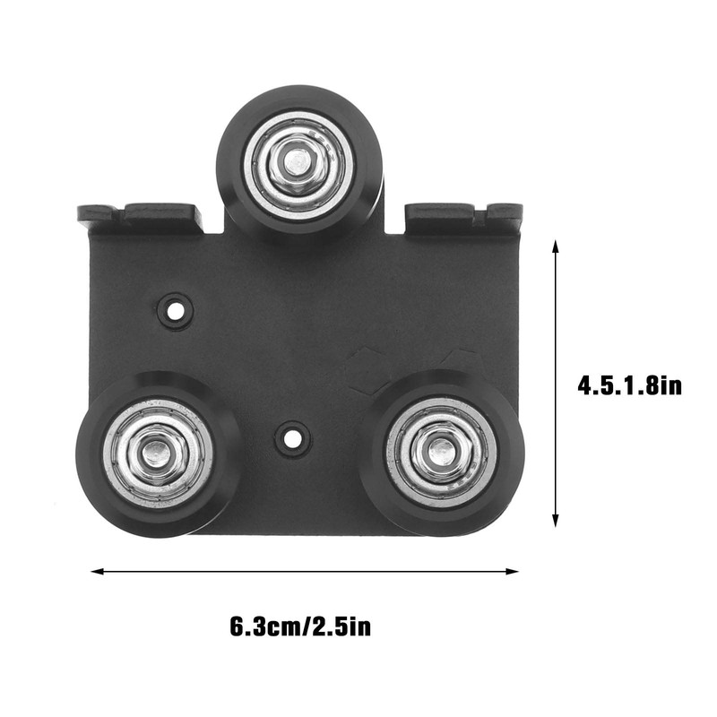 Create idea 3D Printer Back Support Plate with Pulley for