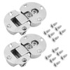 Jadeshay Hinges,2 Pieces Door Hinges Hidden Cabinet Hinges Adjustable 90
