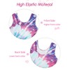 TUONROAD Gymnastics Wear for Child Tie-dye Biketard Leotard Cute Butterflies
