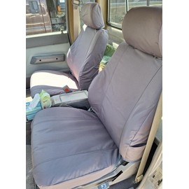 Durafit Seat Covers, Made to fit 1983-1984 Toyota Pickup Bucket Exact Fit Seat Covers in Gray Waterproof Endura.