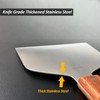 Stainless Steel Metal Spatula Set for Griddle, Grill Spatula Scraper