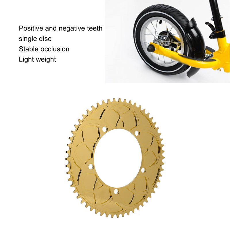 BOLANY 130BCD Bike Chainring 56T Positive Negative Tooth Single Disc