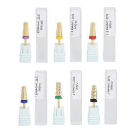 Nail Grinder Bits Stainless Steel Shaping Cutting Accessory Nail Grinding Head for Beauty Salon