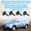 JDMON UF665 4PCS Ignition Coils Pack and Spark Plug Compatible