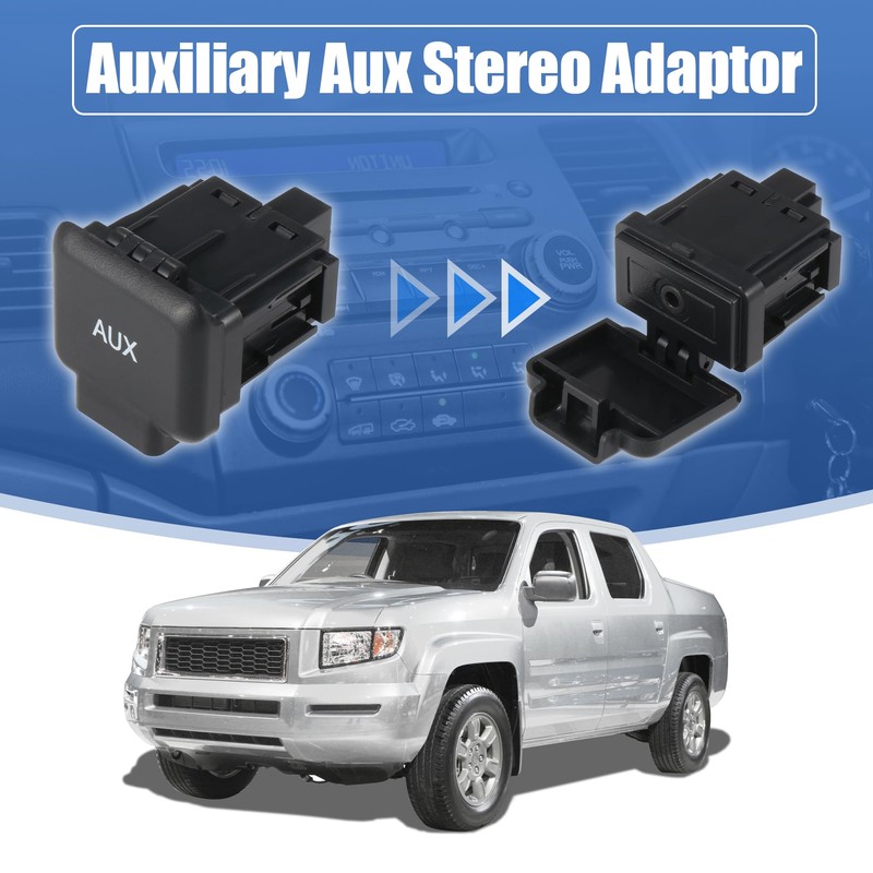 X AUTOHAUX Auxiliary Input Jack Assembly for Honda Ridgeline 2006-2014