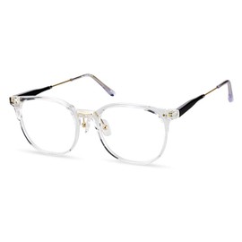 LifeArt Blue Light Blocking Glasses, Anti Eyestrain, Computer Reading Glasses, Gaming Glasses, TV Glasses for Women Men, Anti Glare (Clear, No Magnification)