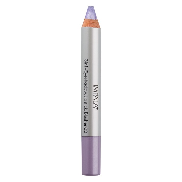 IMPALA | Jumbo 3-in-1-Stift, Farbe 02 Lila | Lidschatten, Lippenstift