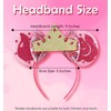 LIHELEI Aurora Mouse Ears Headband, Princess Aurora Headbands for Girls