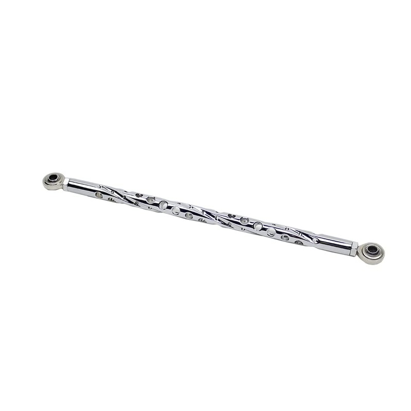 POWER JAMES Chrome Reversed Drillhole Shift Linkage for Harley Softail