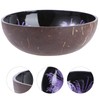 HEMOTON Coconut Bowls Natural Coconut Shell Bowl Decorative Key Storage