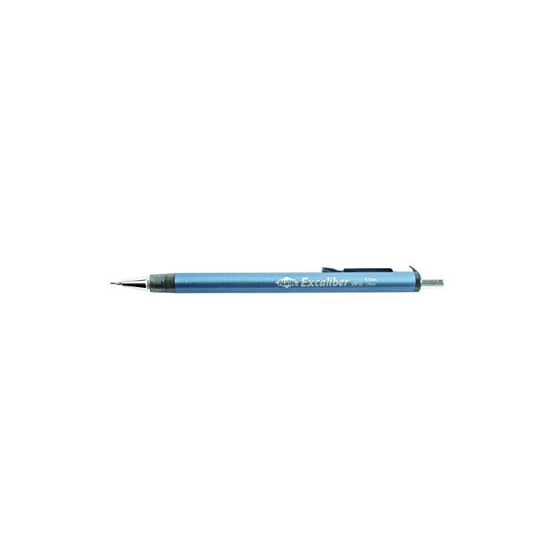 Alvin SMP07 Excaliber 0.7mm Mechanical Pencil, Blue, Design of Brushed
