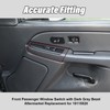 Front Passenger Window Switch with Dark Gray Bezel Compatible with
