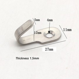 lurora2021 Pack of 40 Wall Hooks Vintage Single Hooks Key Hooks with Screws Mini Robe Hooks Coat Hooks Key Hooks Wall Hooks for Door, Wall, Bathroom, Kitchen, Hallway, Kitchen, Office, Toilet (Silver)