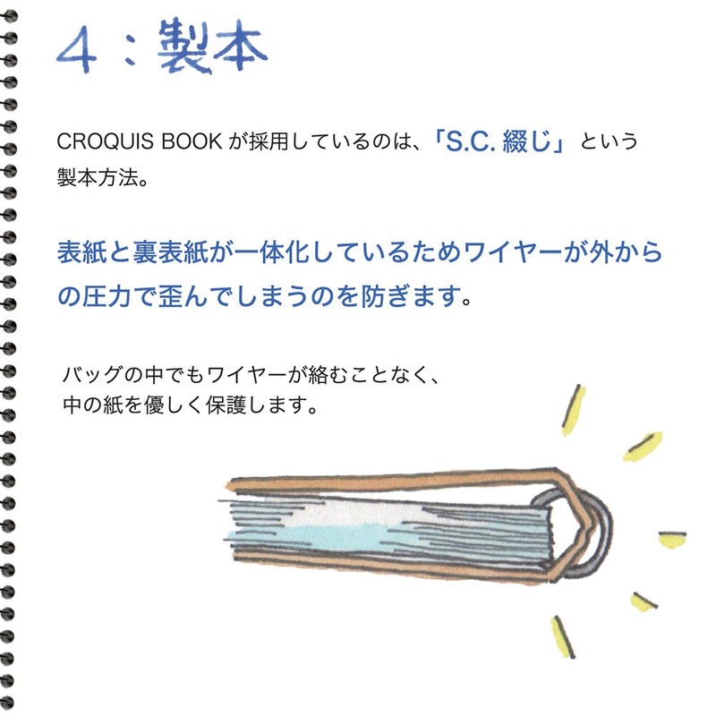 Maruman Croquis White, bule