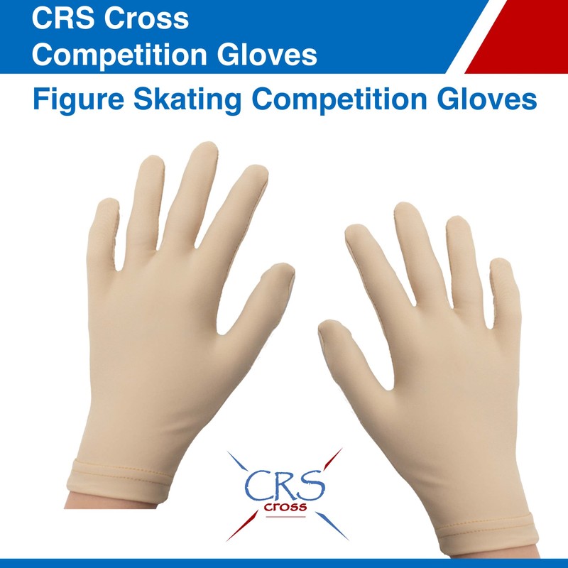 CRS Cross Competition Figure Skating Gloves. Fitted Glove for Ice