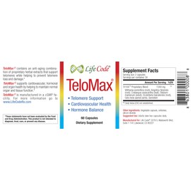 Life Code TeloMax - Telomere Supplement Promotes Healthy Cellular Function