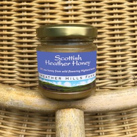 Heather Hills Farm Raw Scottish Heather Honey | Scottish Artisan Monofloral Honey | Farmed, Collected & Extracted using Traditional Methods | from Purple Heather | 3.98 Oz/113 g