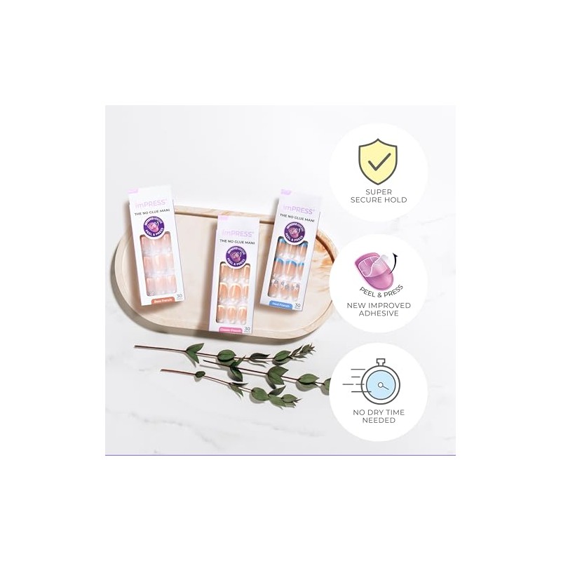 imPRESS Bare French Press-On Nails - Genuine