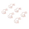 160Pcs Kids Paper Clips Bunny Style Smoothing Strong Metal Exquisite