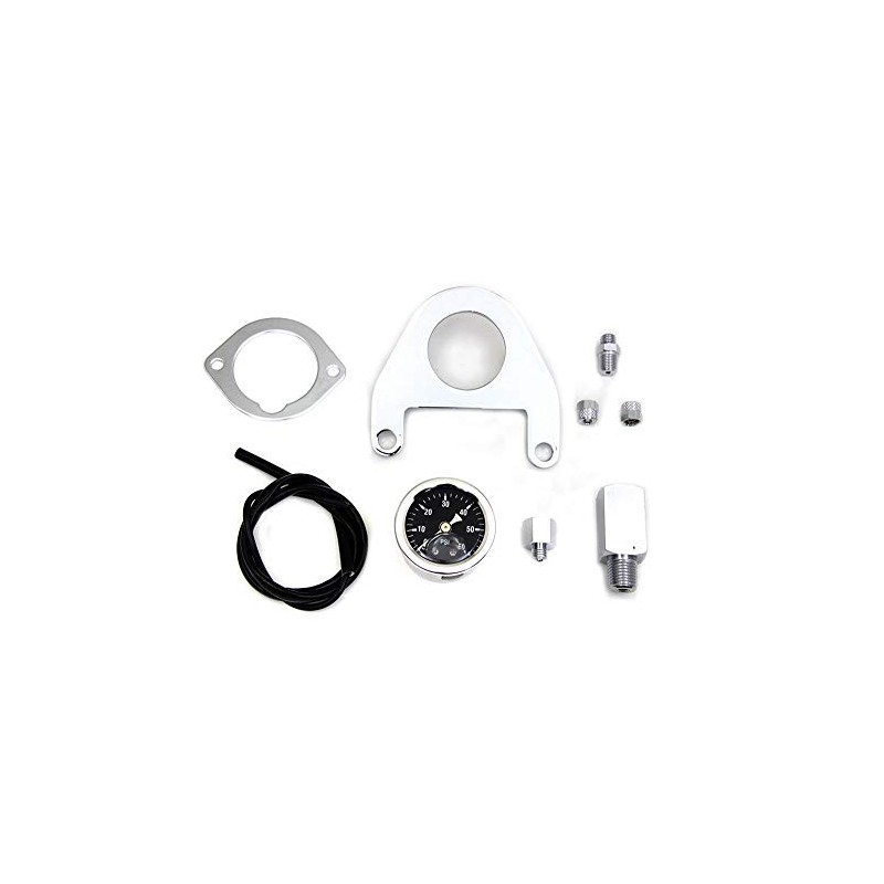 V-Factor Twin Cam Oil Pressure Gauge Kit for Harley-Davidson Twin