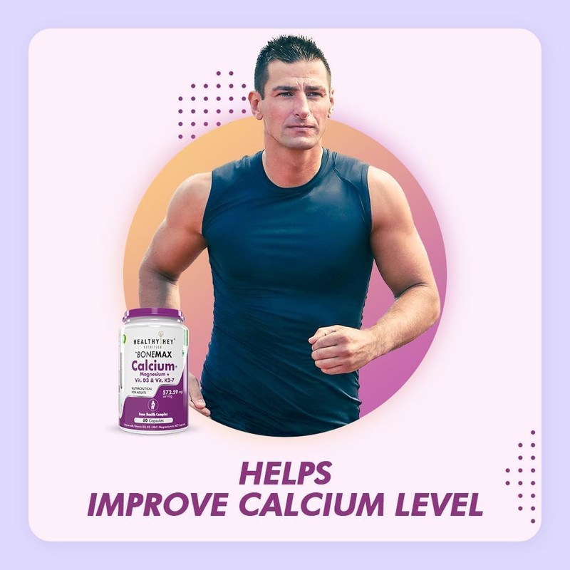  Vegan Calcium with Magnesium, Vitamin D3 & Vitamin K2-