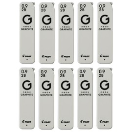 PILOT 10HRFG092B Sharp Refill, Neox Graphite, 0.9mm, 2B, 10pcs