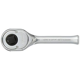Koken 1/4 (6.35 mm) SQ. Ratchet Handle (Short), Total Length: 3.0 inches (75 mm), 2753PS