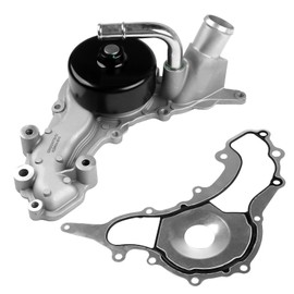 Flynsu 297912 299667 Water Pump w/Gasket Replacement for 2014-2022 Maserati Ghibli Quattroporte Levante 3.0L