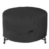 NettyPro Fire Pit Cover Round Waterproof Outdoor Patio Firepit Cover