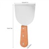 Agatige Grill Scraper with Wood Handle, Grill Griddle Scraper Tool