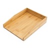 Relaxdays 10014055 Design Letter Tray 33 x 25 CM Bamboo