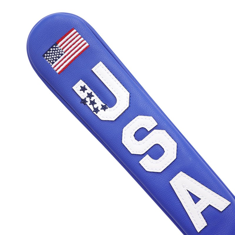 SHABIER PU Leather Waterproof Golf Alignment Stick Cover Club Protector