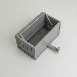 Porta Llaves para Garaje con Puerta de Apertura, Porta llaves Para Pared, llavero de Pared, 3D Key Holder Wall Mount, Small Key Organizer (Gris claro)