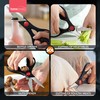 SOL 4-in-1 Multifunctional Kitchen Scissors with Nut Cracker, Bottle Opener,