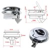 Prmape Stainless Steel Flush Pull Hatch Latch Slam Latch, Boat