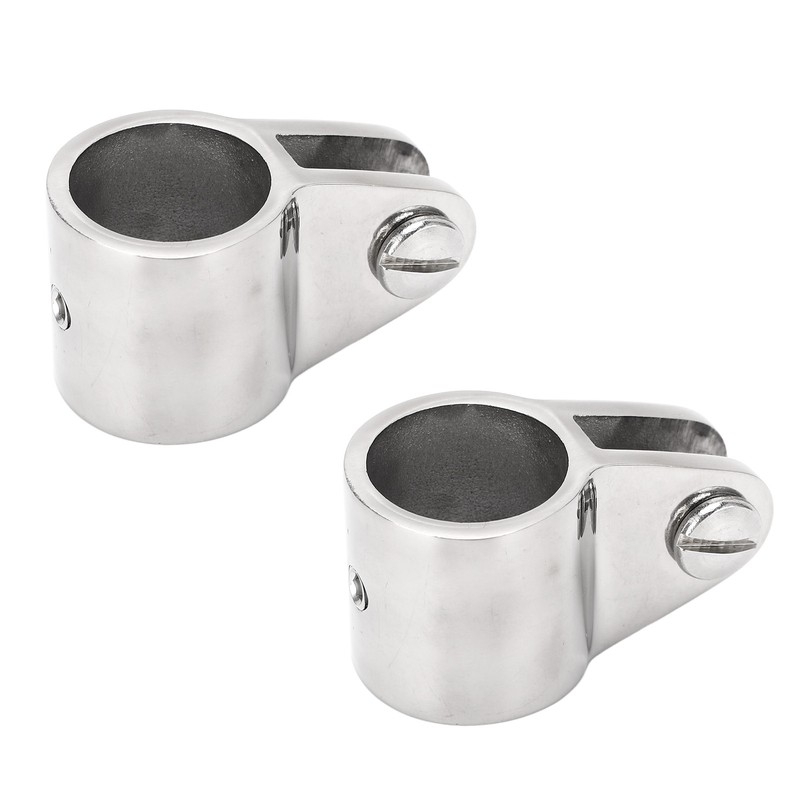 2PCS Bimini Top Jaw Slides 316 Stainless Steel Removable Hinged