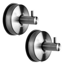 JOMOLA Suction Cup Hook, Waterproof Wall Hook, Wall Hook, Strong Hook, Kitchen, Towel Hook, No Drilling, No Damage, Coat Hook, Coat Hook, Rust Free, Suitable for Entryways, Bathrooms, Loading