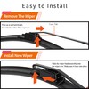 WINNERS Windshield Wiper Blades for Kia Sorento 2021 2022 2023,