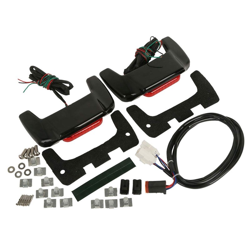 TCMT LED Hard Saddlebag Lid Spoiler Kit Fits for Harley