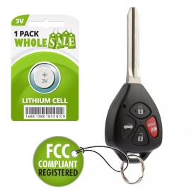 Wholesale-24-7 Replacement For 2013 2014 2015 Scion FR-S FRS Keyless Entry Car Key Fob Remote