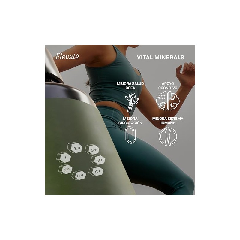 Vital Minerals Suplemento Multimineral Adultos Cápsulas Grandes 777 Zinc Calcio