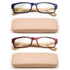 Real Bamboo Reading Glasses Spring Hinge Genuine Bamboo Rectangular Reader
